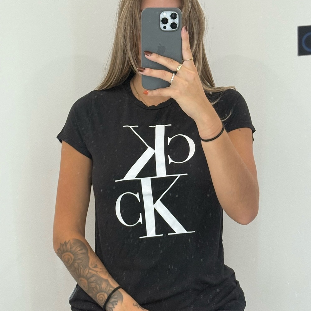 Calvin Klein Jeans Black Short Sleeve Tee